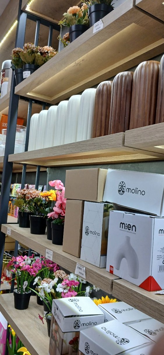 Mien Beyaz vazo - Görsel 5