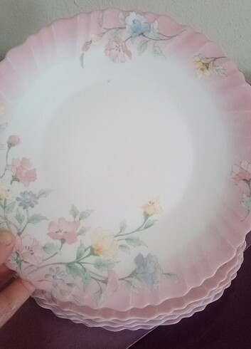  Beden Vintage arcopal tabak takımı 6li