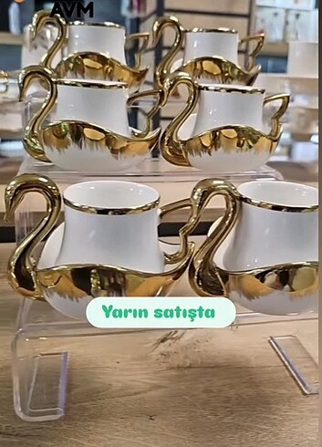 6 lı porselen fincan takımı 
