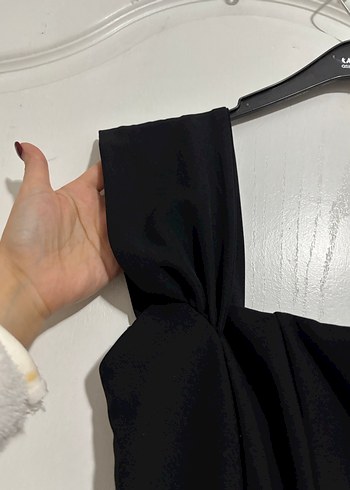 Siyah Uzun Kadın Tulum - Görsel 2