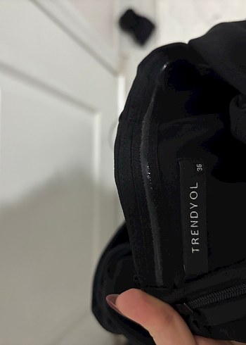 Siyah Uzun Kadın Tulum - Görsel 5