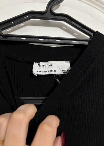 Siyah Kadın Triko elbise - Görsel 2