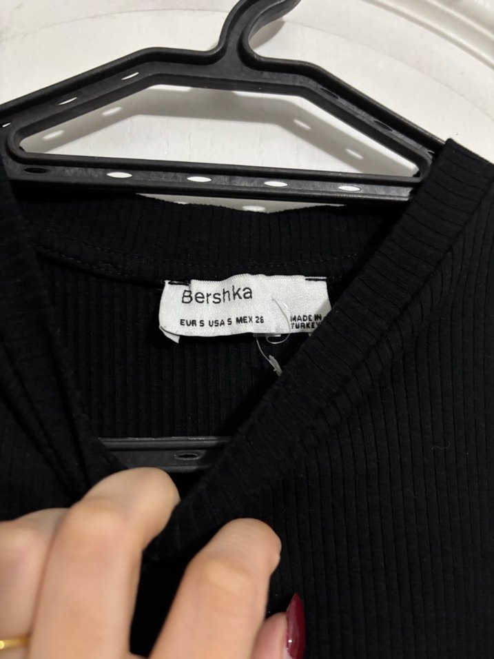 Siyah Kadın Triko elbise - Görsel 2