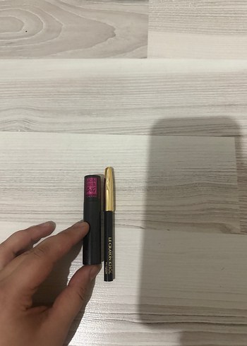 Lancome göz kalemi ve mini rimel