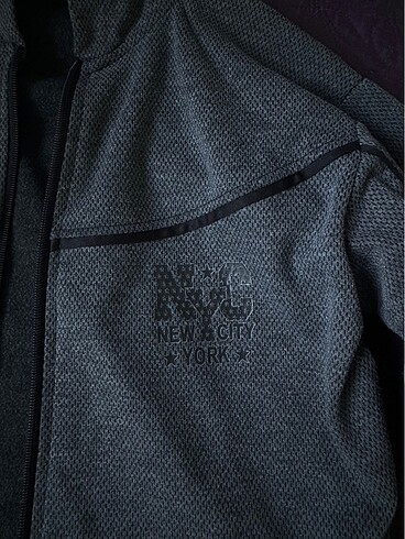 Diğer Gri fermuarlı sweat hırka