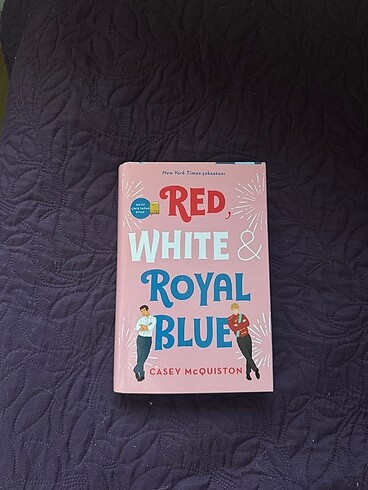 red white and royal blue ciltli kitap