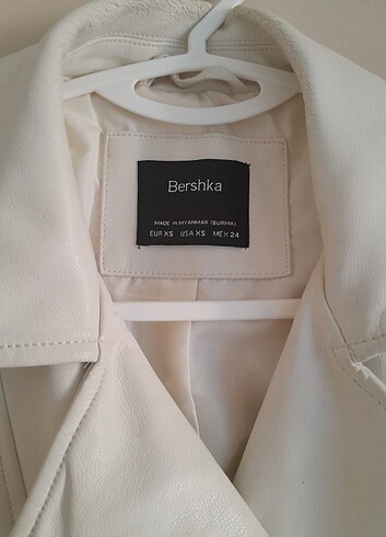 xs Beden Bershka deri ceket