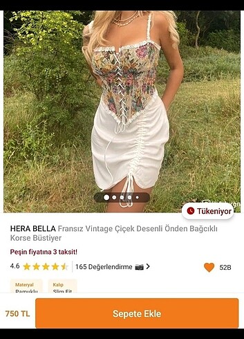 s Beden Fransız Vintage Korse/Büstiyer