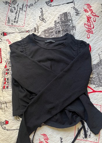 Trendyol & Milla Siyah crop bluz