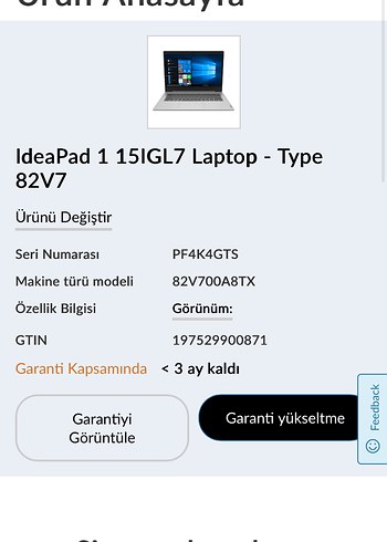 Lenovo ideapad Dizüstü Bilgisayar - Görsel 4