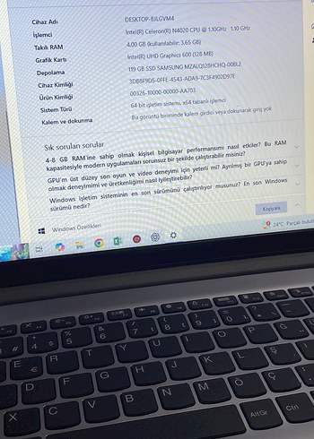 Lenovo ideapad Dizüstü Bilgisayar - Görsel 2