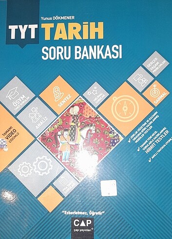 Beden Renk ÇAP Yayınları TYT Tarih Soru Bankası