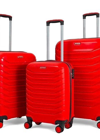 LORA KIRILMAZ KARBON ÜÇLÜ VALİZ SETİ - Görsel 8