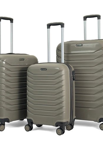 LORA KIRILMAZ KARBON ÜÇLÜ VALİZ SETİ - Görsel 11