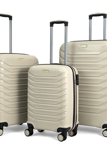 LORA KIRILMAZ KARBON ÜÇLÜ VALİZ SETİ - Görsel 4