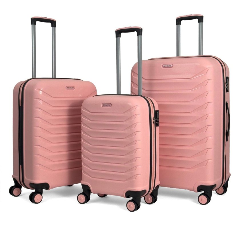 LORA KIRILMAZ KARBON ÜÇLÜ VALİZ SETİ - Görsel 2