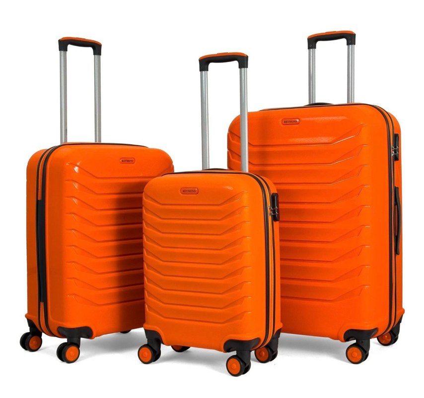 LORA KIRILMAZ KARBON ÜÇLÜ VALİZ SETİ - Görsel 5