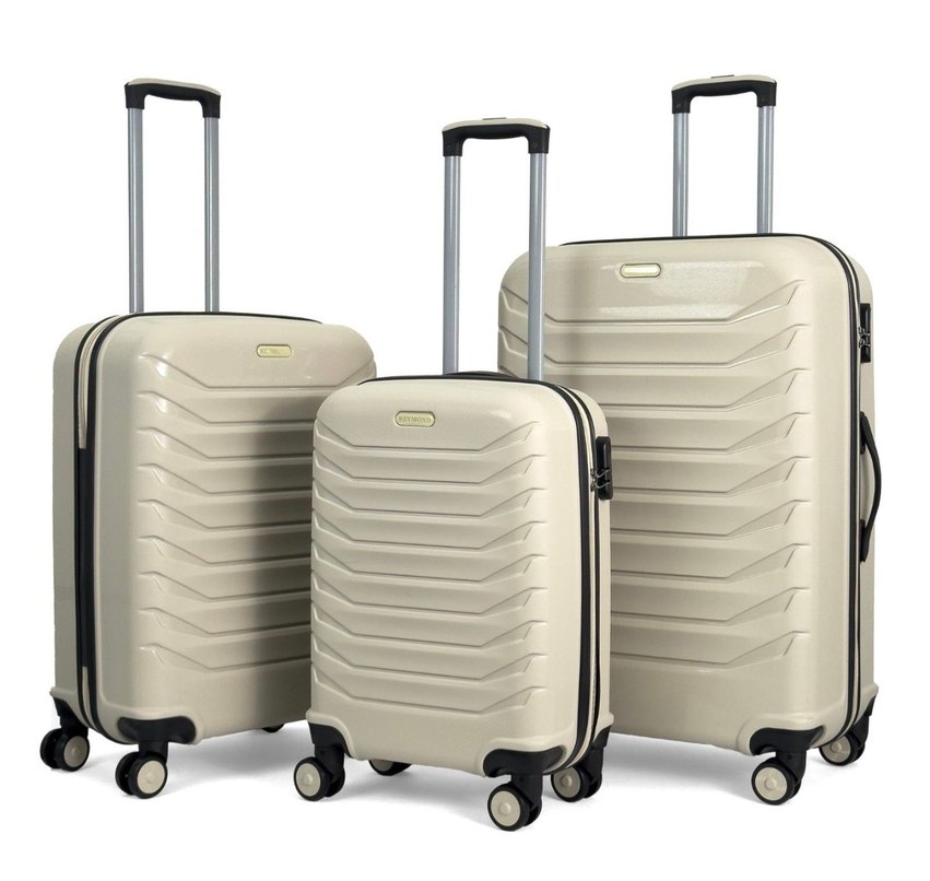 LORA KIRILMAZ KARBON ÜÇLÜ VALİZ SETİ - Görsel 4