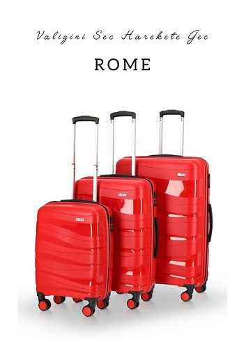 DALGALI KIRILMAZ KARBON ÜÇLÜ VALİZ SETİ - Görsel 10