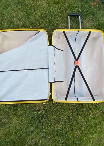 DALGALI KIRILMAZ KARBON ÜÇLÜ VALİZ SETİ - Görsel 5