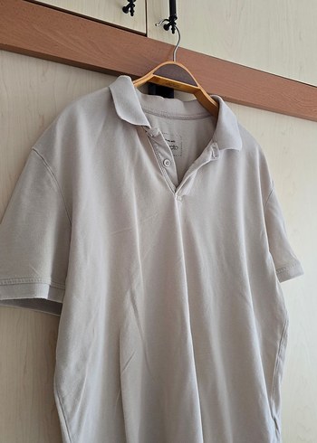 Erkek Gri Kısa Kollu Polo Yaka Tişört - Görsel 3