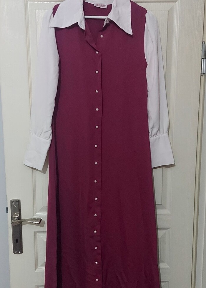 Gömlek elbise  - Görsel 3