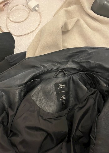 Mavi Kadın Siyah Deri Biker Ceket - Görsel 6