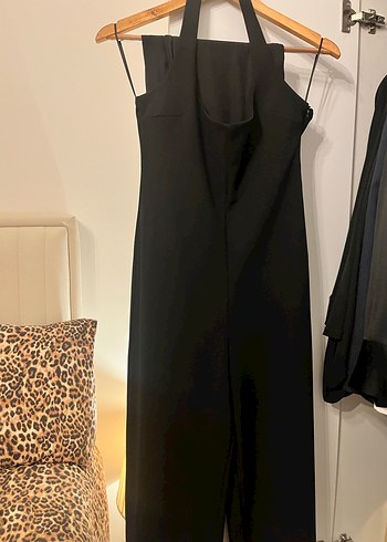 ZARA Siyah HALTER YAKA Uzun Kadın Tulum - Görsel 2