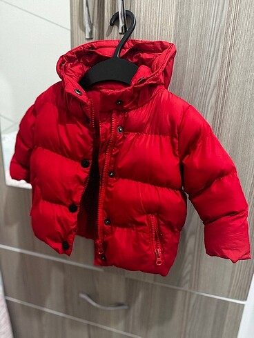 Kırmızı bebek mont