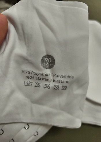 Beyaz Sütyen 90 beden - Görsel 4