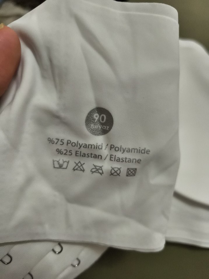 Beyaz Sütyen 90 beden - Görsel 4