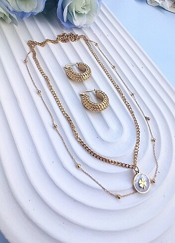 Accessorize Çelik Gold Kaplama kombin