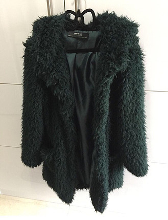 Zara peluş kürk