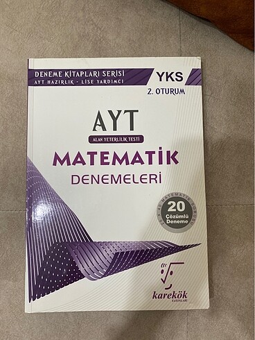 KAREKÖK YAYINLARI AYT MATEMATİK 20?li DENEME