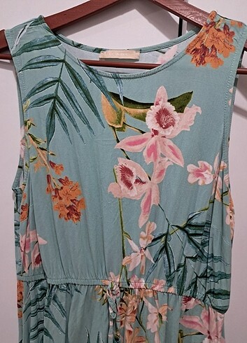 Yesil günlük elbise - Görsel 2