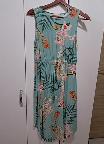 Yesil günlük elbise - Görsel 3