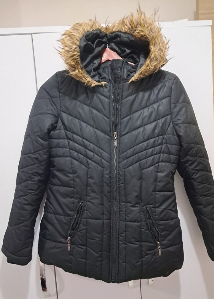 Siyah mont - Görsel 2