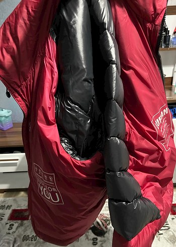 Lufian Kırmızı Fermuarlı erkek Kışlık Mont - Görsel 6