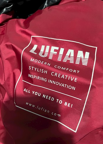 Lufian Kırmızı Fermuarlı erkek Kışlık Mont - Görsel 8