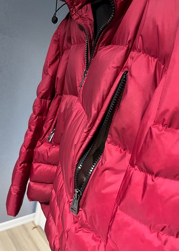 Lufian Kırmızı Fermuarlı erkek Kışlık Mont - Görsel 3