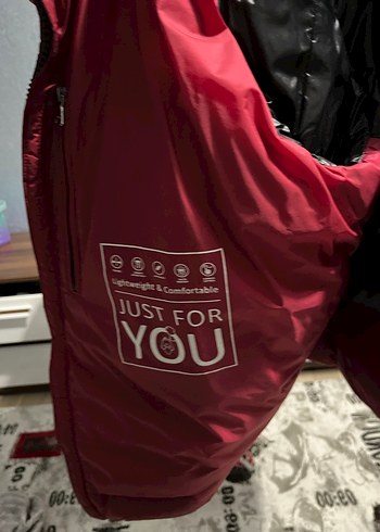 Lufian Kırmızı Fermuarlı erkek Kışlık Mont - Görsel 7