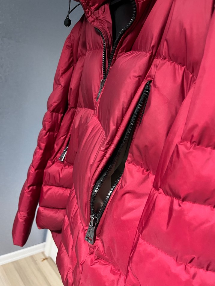 Lufian Kırmızı Fermuarlı erkek Kışlık Mont - Görsel 3