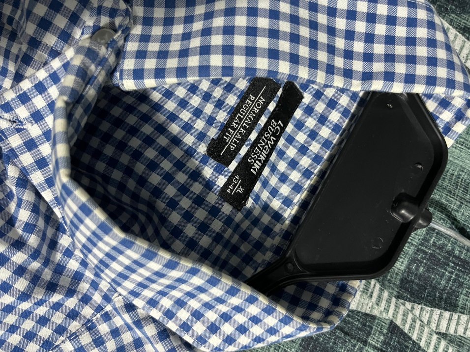 Kareli Kısa Kollu Pamuklu Erkek Gömlek - Görsel 3