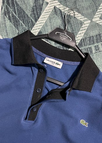 Lacoste Erkek Mavi Polo Tişört - Görsel 3