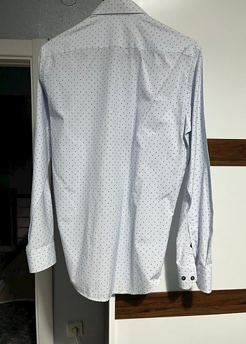 Uzun Kollu Düğmeli Erkek Gömlek - Görsel 3