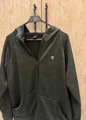 Fermuarlı Erkek Sweatshirt - Görsel 2