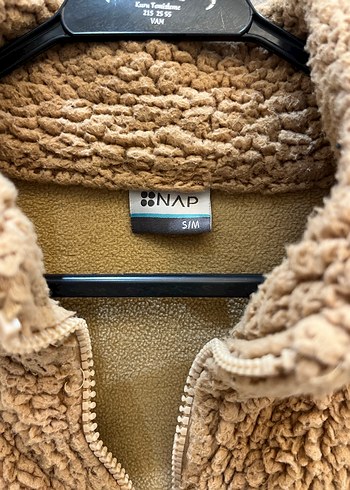 Kahverengi Peluş Kadın Mont - Görsel 2