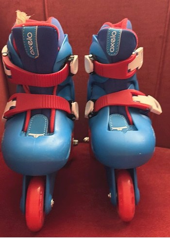 Decathlon Oxelo Mavi Kirmizi Paten