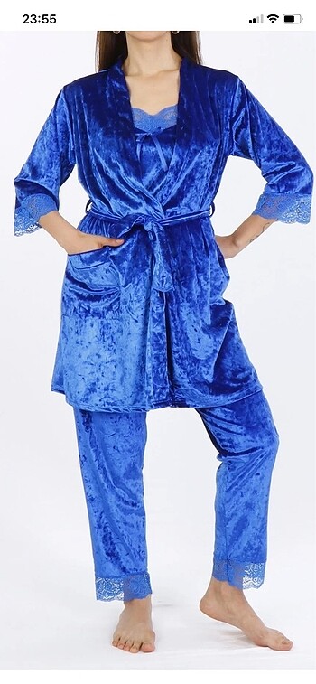 Üçlü pijama takımı
