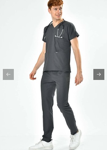 V Yaka Erkek OWLET Marka Scrubs Üniforma Doktor Hemşire Kıyafeti